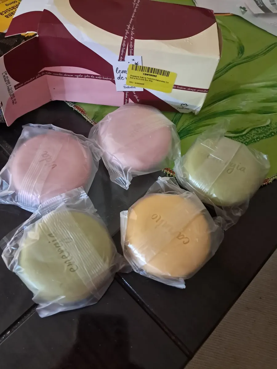 Kit 4 Caixas Sabonetes Sortidos Natura Tododia: 5un 90g Por Caixa + Sacola P