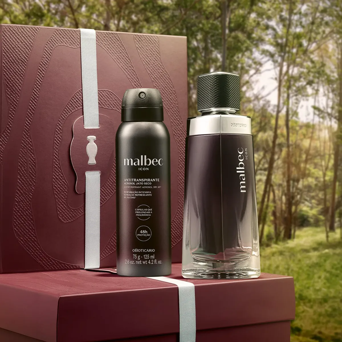 O Boticário Malbec Icon Kit Presente 2 Itens