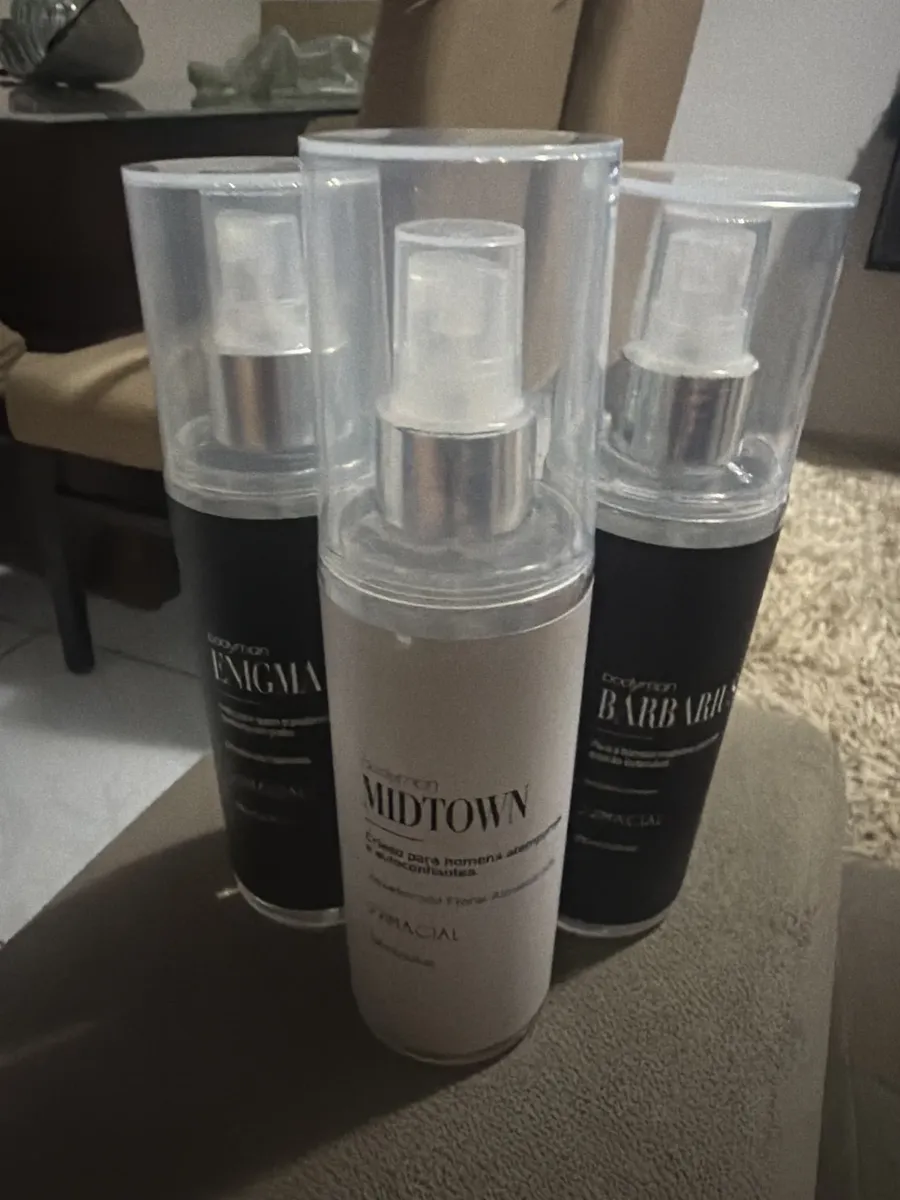 Kit Body Splash Masculino Barbarius + Enigma + Midtown 200ml