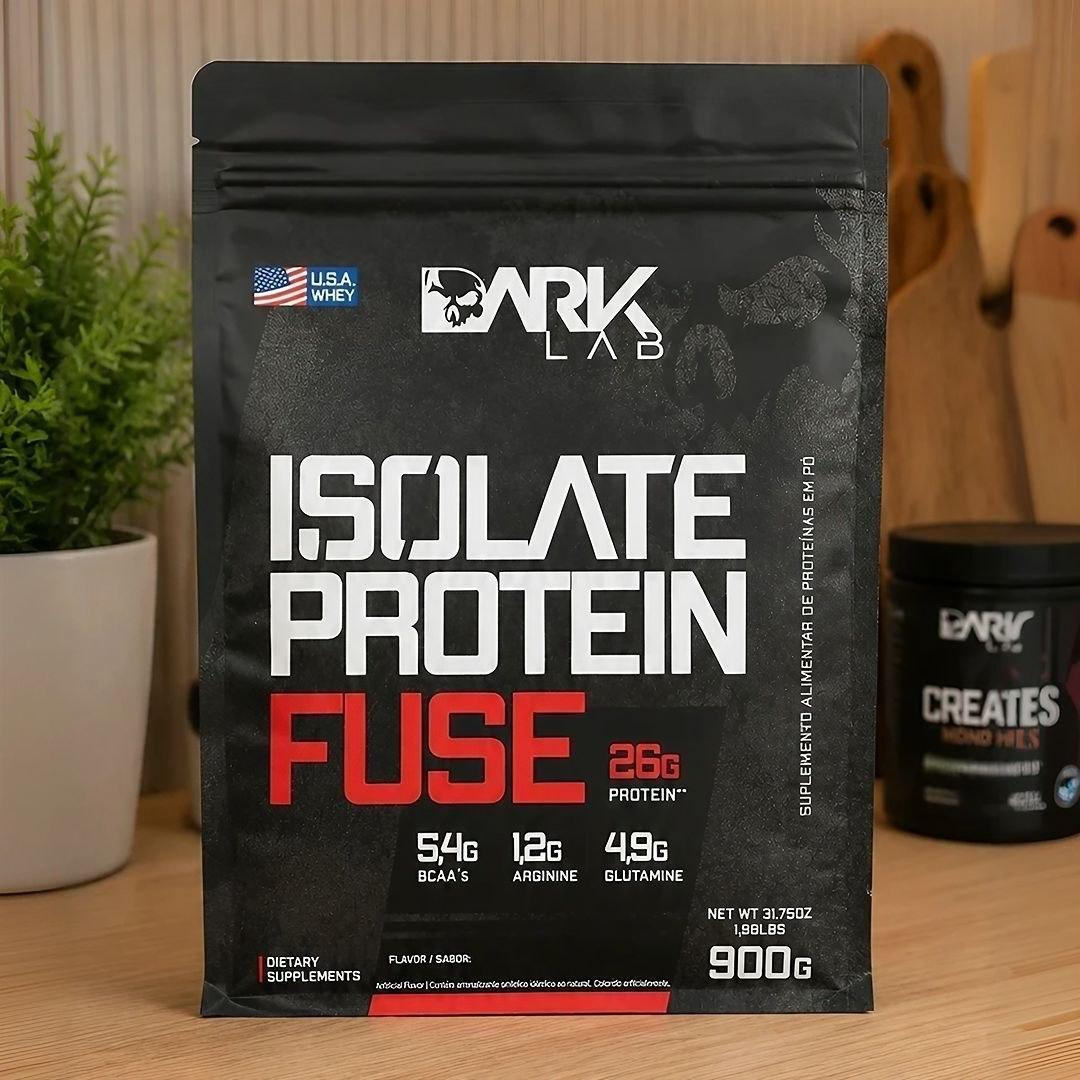 Whey Isolate Protein Fuse 900g Dark Lab Sabor Baunilha