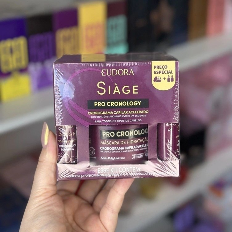 Eudora Kit Siage Pro Cronology Mascara + 2 Potencializadores