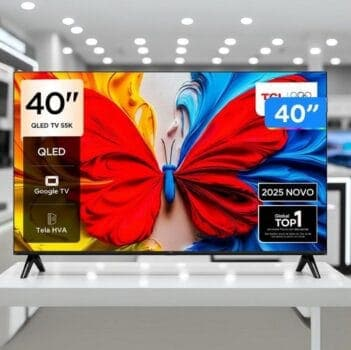 Smart TV 40" TCL Full HD QLED 40S5K Google TV 2 HDMI - Smart Tv - Magazine Promosam