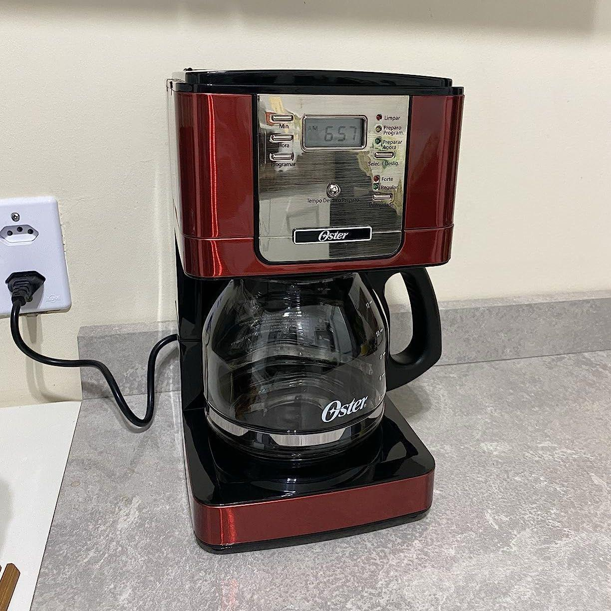 Cafeteira Oster Flavor Programável 220v | Vermelha