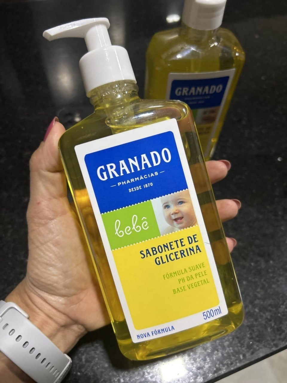 Granado Sabonete Líquido Bebê, Tradicional, 500ml