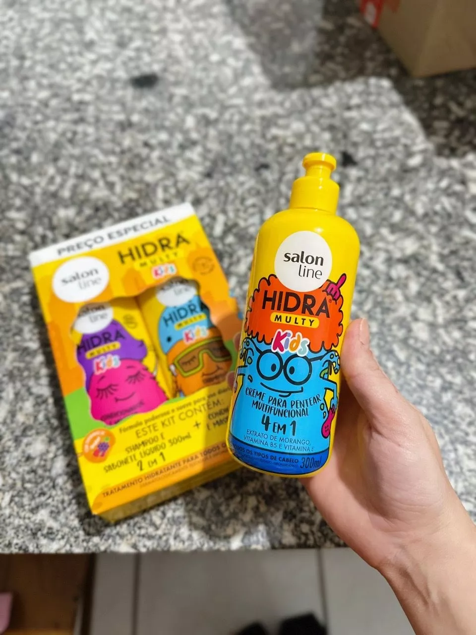 Hidra Multy Kids Shampoo + Condicionador + Creme - Salon Line | Shopee Brasil