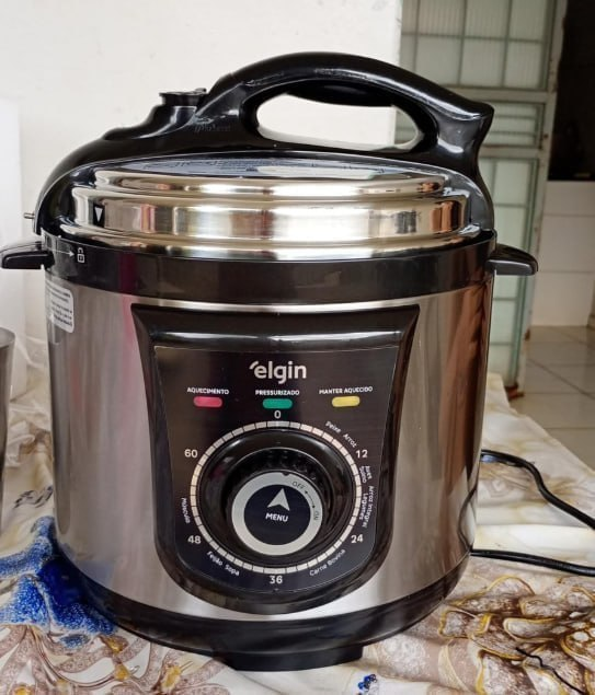 Panela de Pressão Elétrica Elgin 4 Litros, 220V | Segura e Prática, 840W
