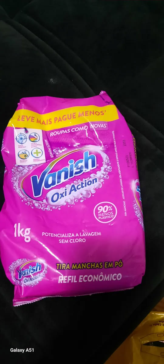 Tira Manchas Vanish Em Pó Multi Power Oxi Action, 1Kg | para Roupas Coloridas