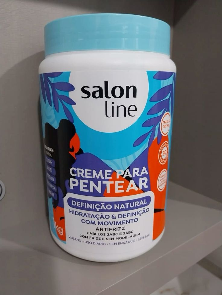 Creme Para Pentear Definição Natural Salon Line Cachos 1kg