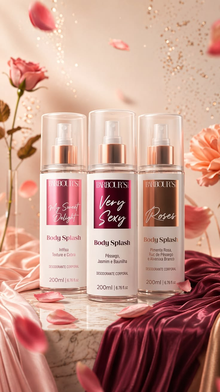 3 Body Splash Very Sexy Delight Roses Barbour&amp;quots Beauty