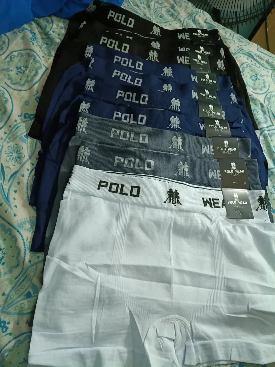 Kit 10 Cuecas Boxer Lisa Polo Wear Sortido