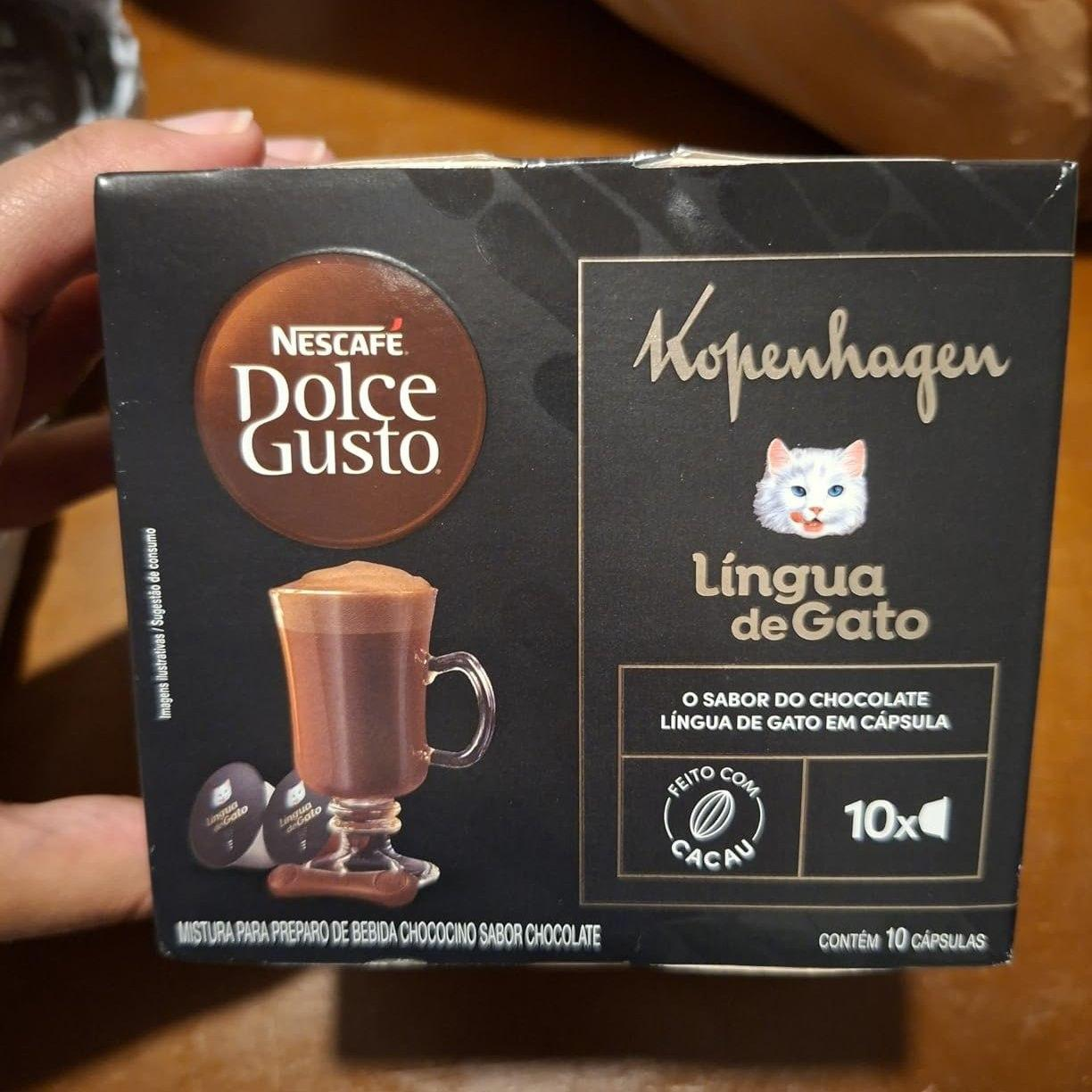 Achocolatado em Cápsula Nescafé Dolce Gusto Kopenhagen Língua de Gato | 10 cápsulas