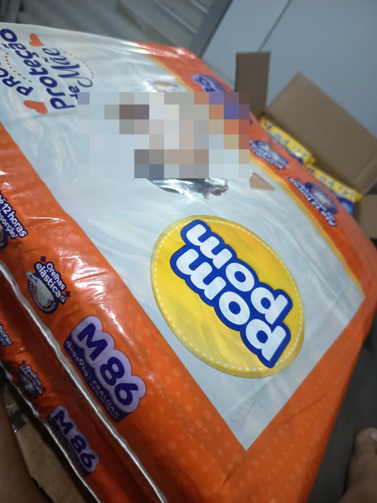 Fralda Pom Pom Protek M, 86 Unidades | Proteção de Mãe, Hiper