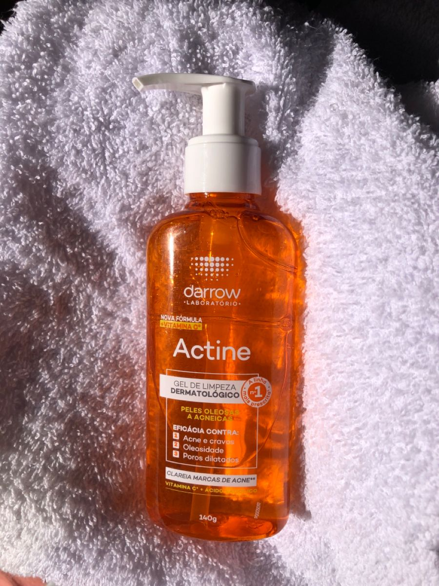 Gel de Limpeza Facial Darrow Actine Pele Oleosa e Acneica 400g