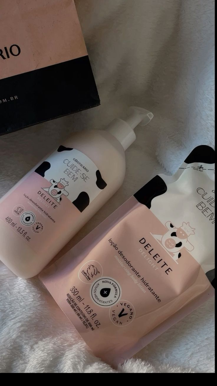 Combo Cuide-se Bem Deleite: Loção Corporal 400ml + Refil 350ml