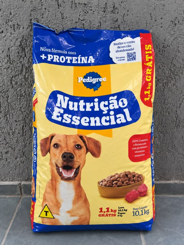 Ração PEDIGREE Carne Para Cães Adultos | Nutrição Essencial, 10.1kg