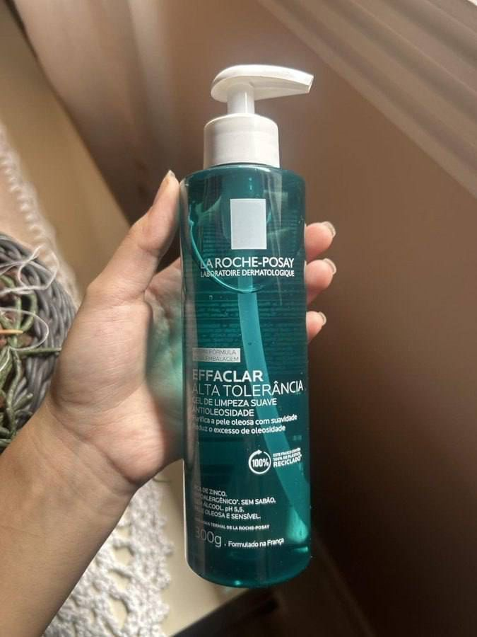 Gel de Limpeza Facial Refil para Peles Oleosas e Sensíveis Limpeza Profunda Não Resseca Alta Tolerância Hipoalergênico Effaclar La Roche-Posay 300g