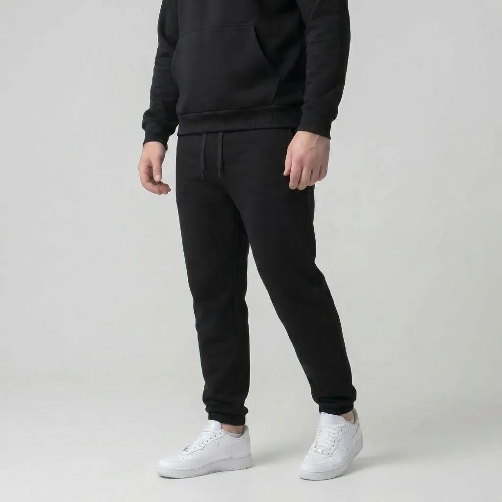 Calça Moletom Masculina Voker Jogger Forrada Com Bolsos