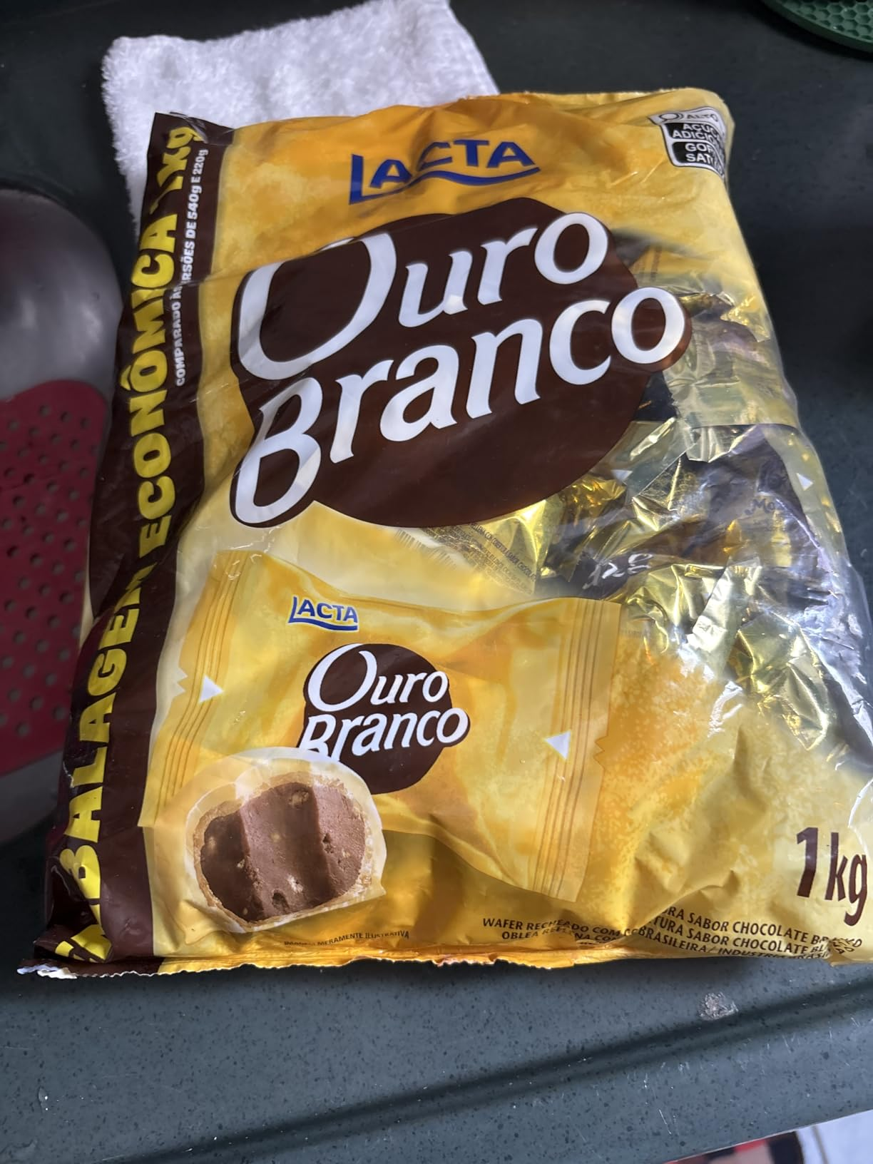 Chocolate Ouro Branco Pacote 1Kg