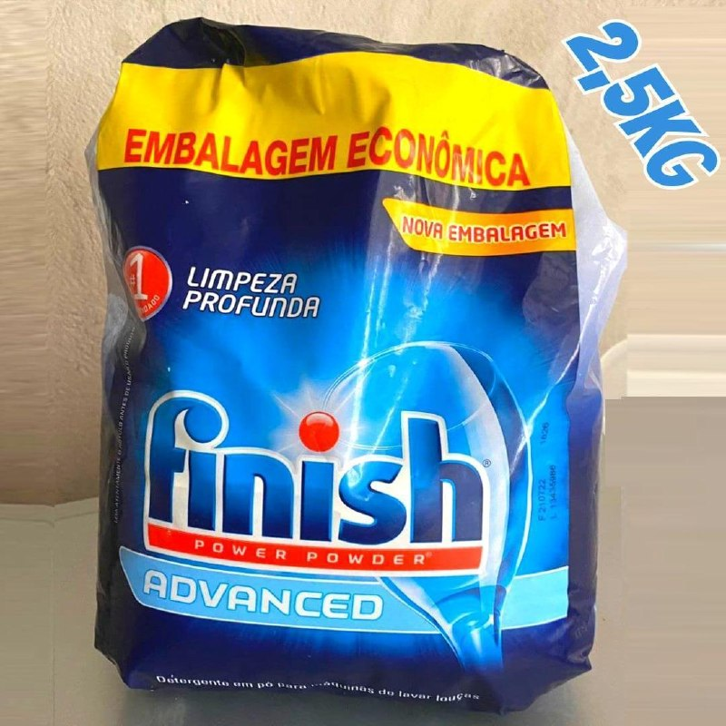 Finish Power Powder Advanced Detergente para Lava Louças em Pó 2,5kg