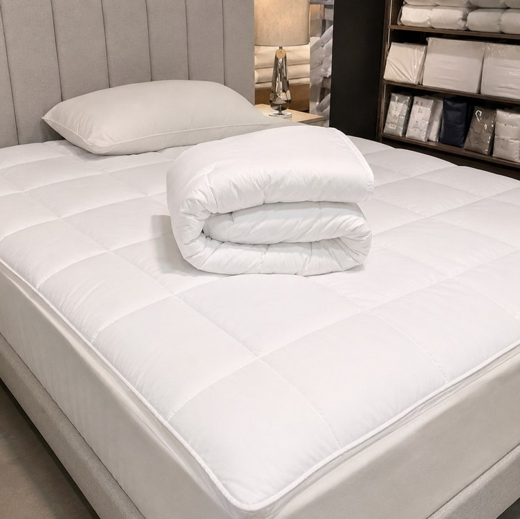 Pillow Top Protetor Colchão Cama Casal 400 Fios Toque Macio
