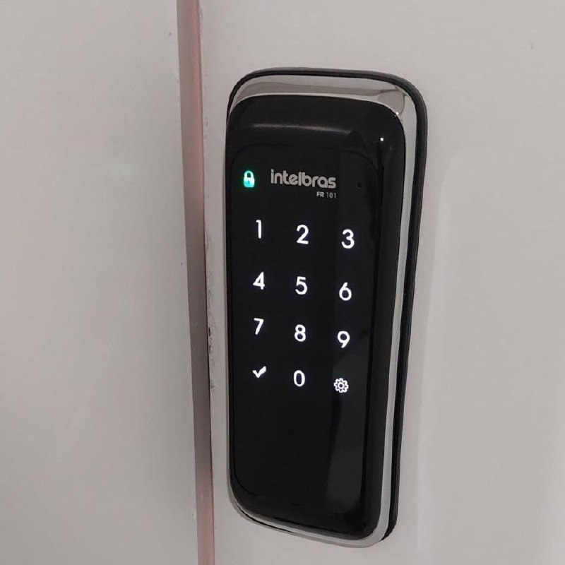 Fechadura Digital Intelbras Fr101 Preto