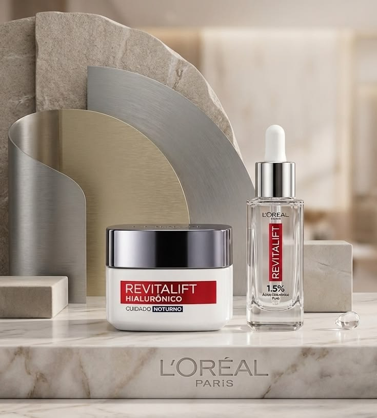 Kit Revitalift Hialurônico + Solar Expertise Antirrugas FPS60 L&quotOréal Paris