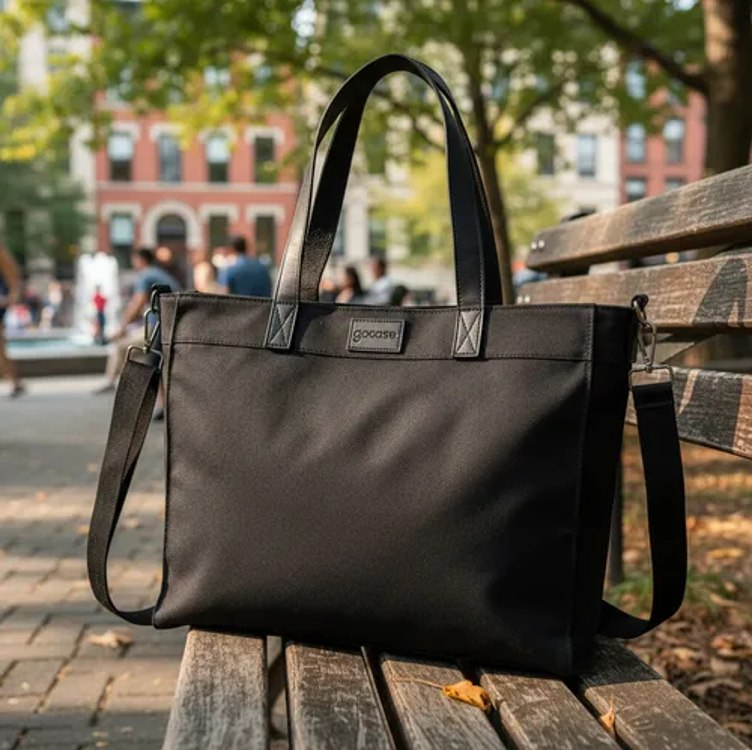 Bolsa Tote Daily Clear Gocase - Leve, Moderna E Minimalista Cor Preto