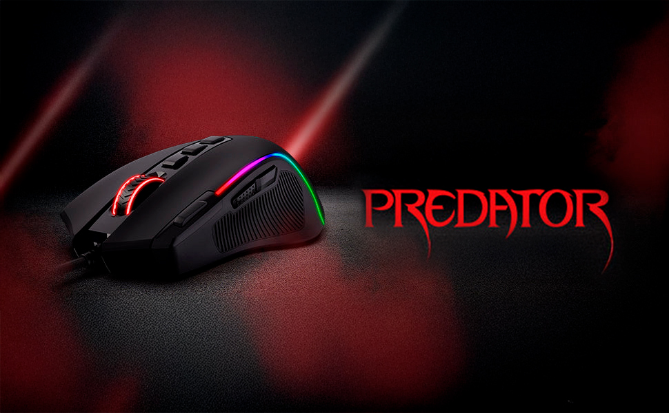 Mouse Gamer Redragon Predator RGB M612-RGB, Preto