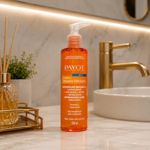 PAYOT Sabonete Liquido Detox, Vitamina C, 220 Ml