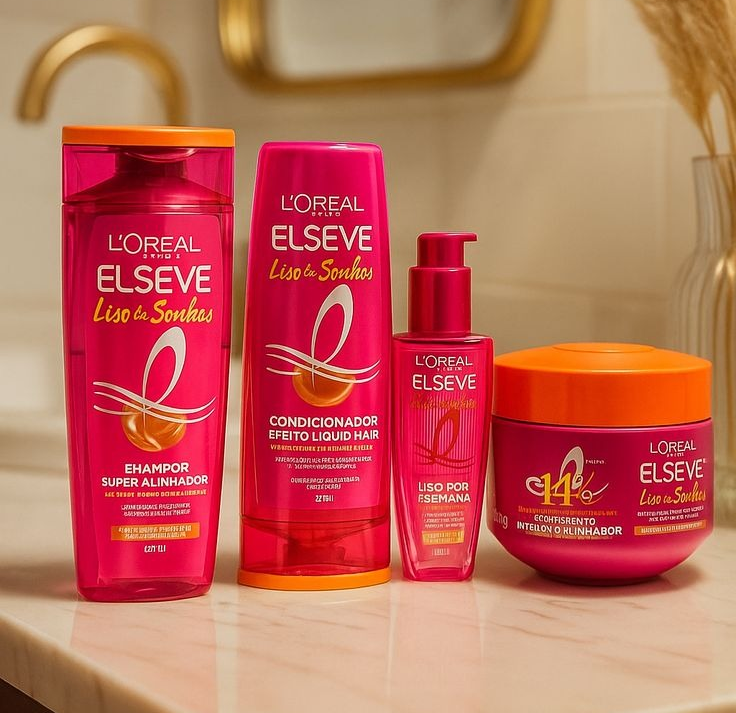 KIT ELSEVE SH + COND + SÉRUM + MÁSC LISO DOS SONHOS | Shopee Brasil