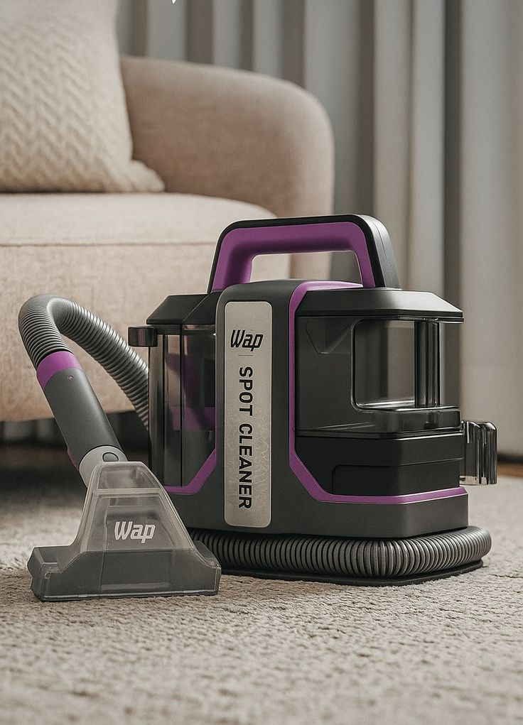 Extratora de Sujeira Portátil WAP Spot Cleaner W3 Borrifa Esfrega e Extrai 1450W de Potência e Bico de Autolimpeza