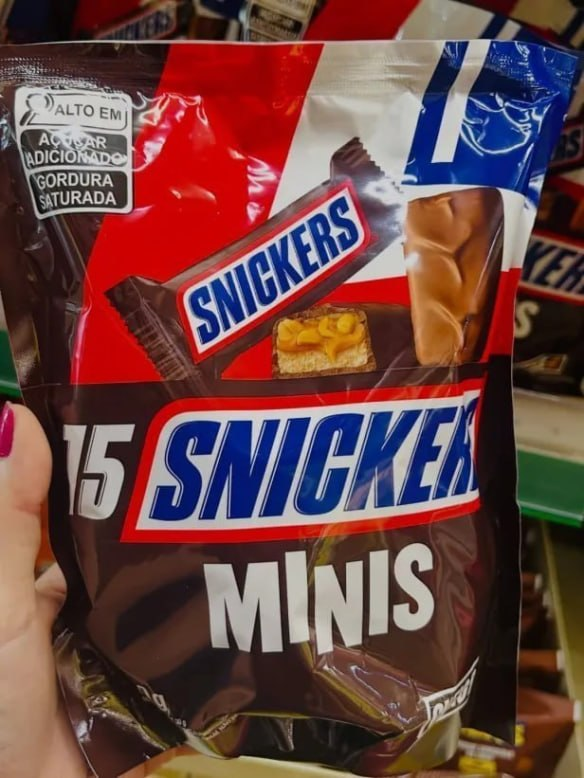 Chocolate Snickers Original Minis 15Un