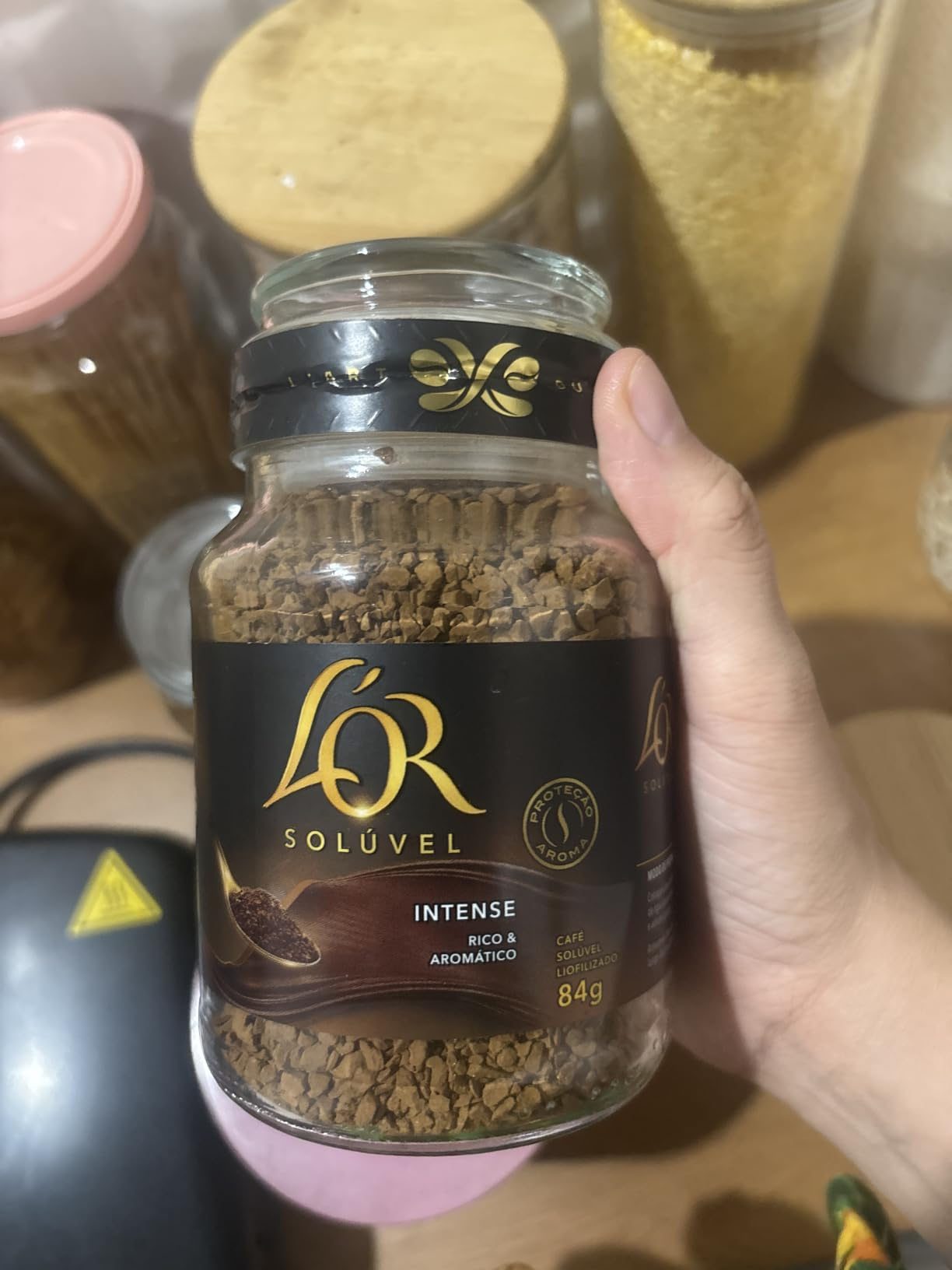 L'OR Café Intense Solúvel Pote De Vidro 84G