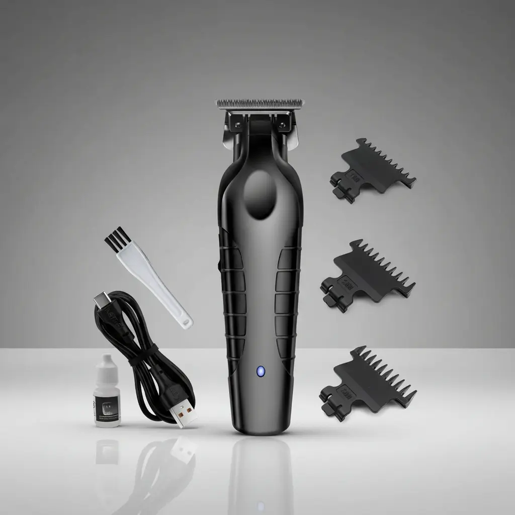 Máquina de Cortar Cabelo Kemei KM-2299 Sem Fio, para Acabamento Profissional