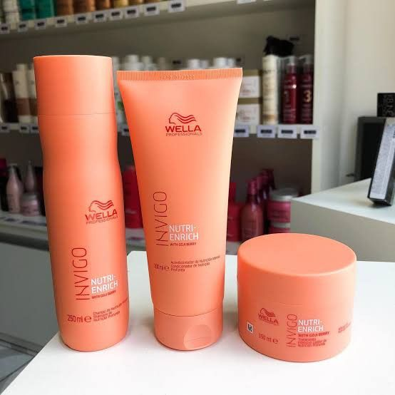 Kit Invigo Enrich Shampoo 250ml, Cond 200ml e Másc 150ml - Wella | Shopee Brasil
