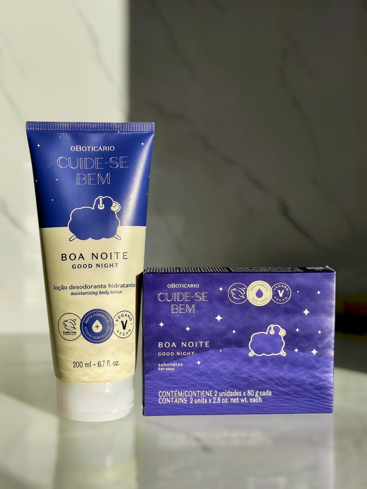 Combo Cuide-se Bem Boa Noite: Loção Corporal 200ml + Sabonet