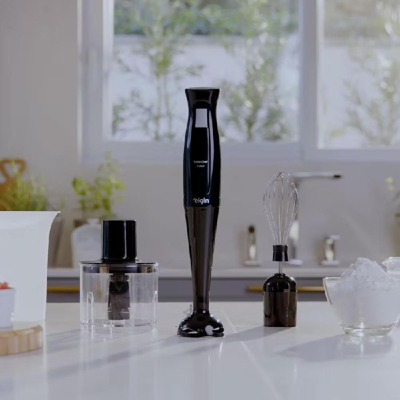 Mixer Vertical Turbo Chef Elgin 3 em 1 200W Preto 110v