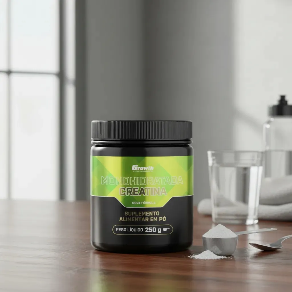 Creatina Monohidratada 250g Growth Supplements - Sem sabor em Pó