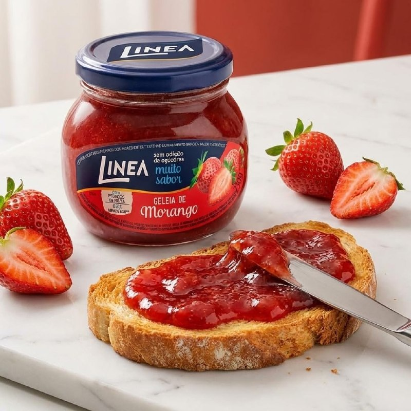 Linea Geleia de Morango 230g (Sem Adição de Açúcar)