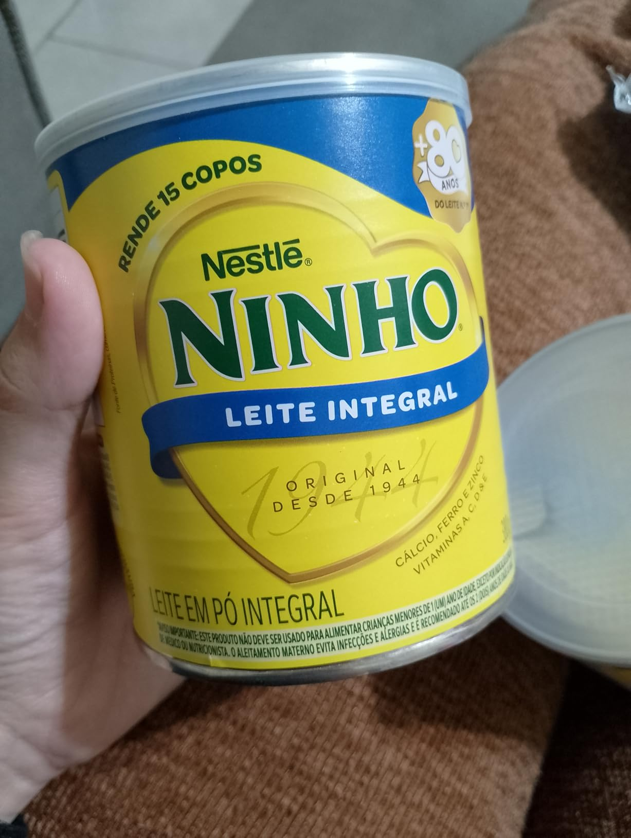 Leite em Pó Integral Ninho 380g