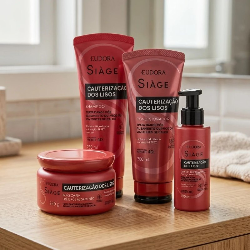Kit Eudora Siàge Cauterização Dos Lisos (4 Itens)
