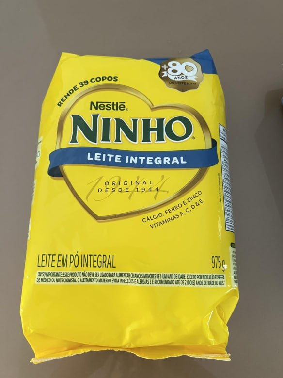 Leite em Pó Ninho Integral Sachê 975g