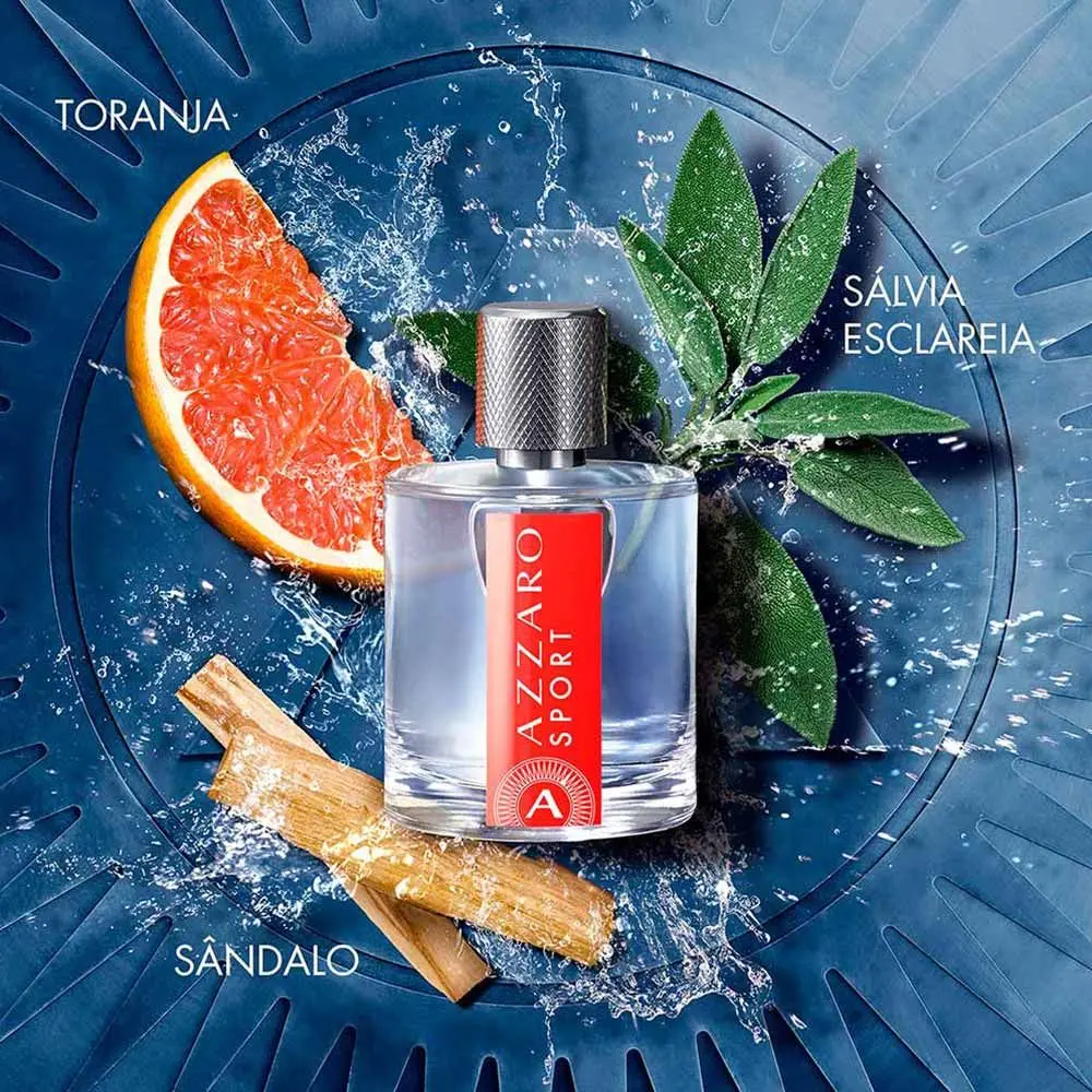 Perfume Sport Azzaro Masculino Eau de Toilette - Perfume Masculino - Magazine Promosam