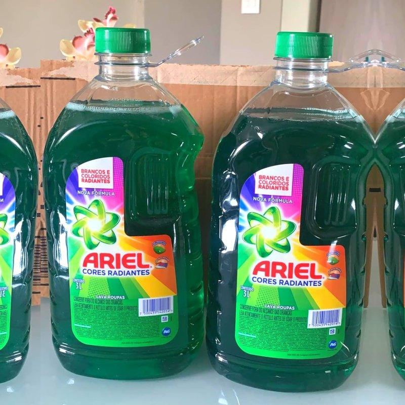 Ariel Sabão Líquido Cores Radiantes 3L