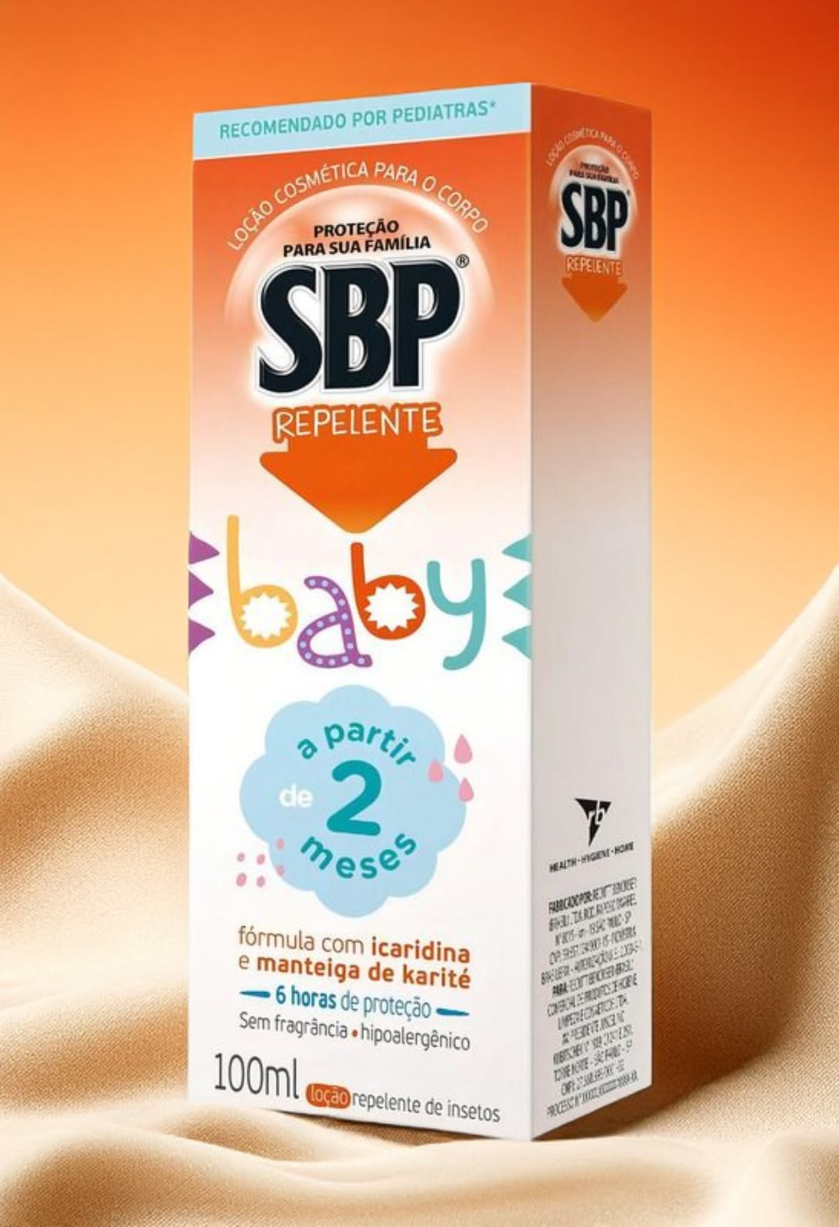 Repelente para Bebê SBP Baby Loção Corporal com Icaridina 100ml