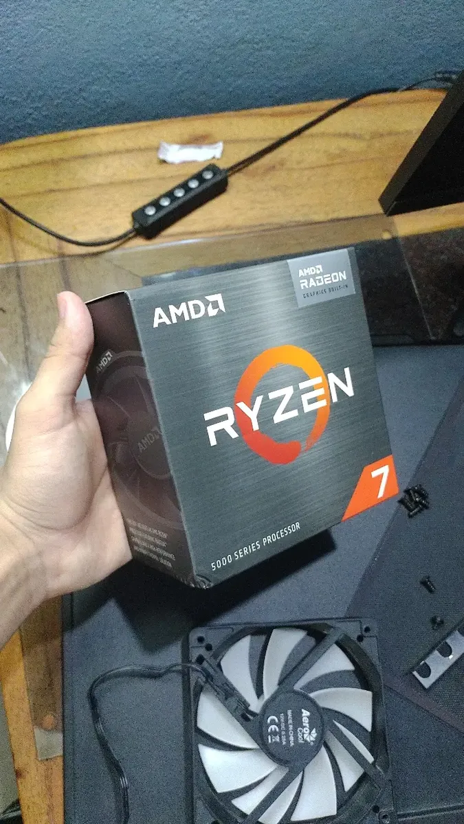 Processador AMD Ryzen 7 5700G 100-100000263BOX de 8 núcleos e 4.6GHz de frequência com gráfica integrada