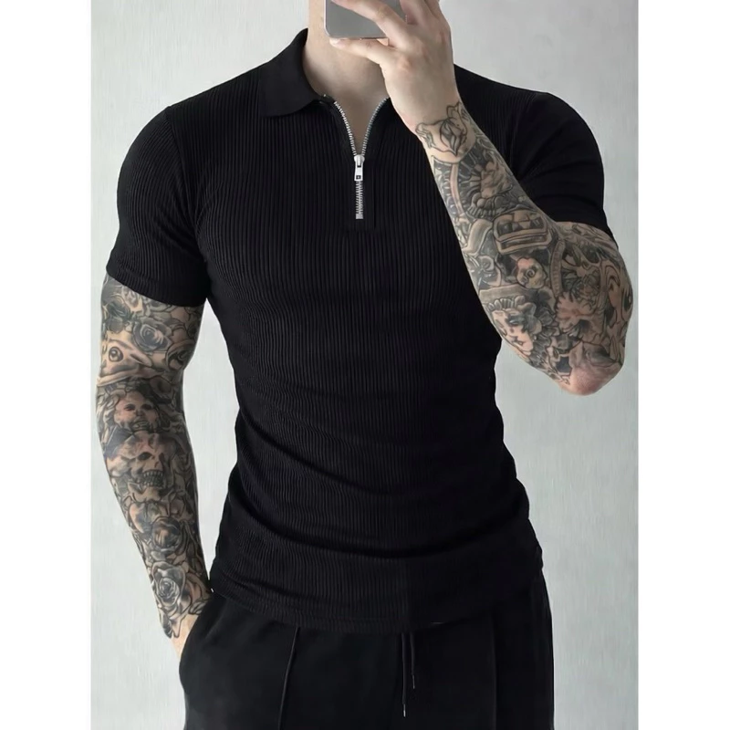 Polo Canelada Premium Masculina | Estilo Casual Moderno | Conforto e Caimento Perfeito | Shopee Brasil