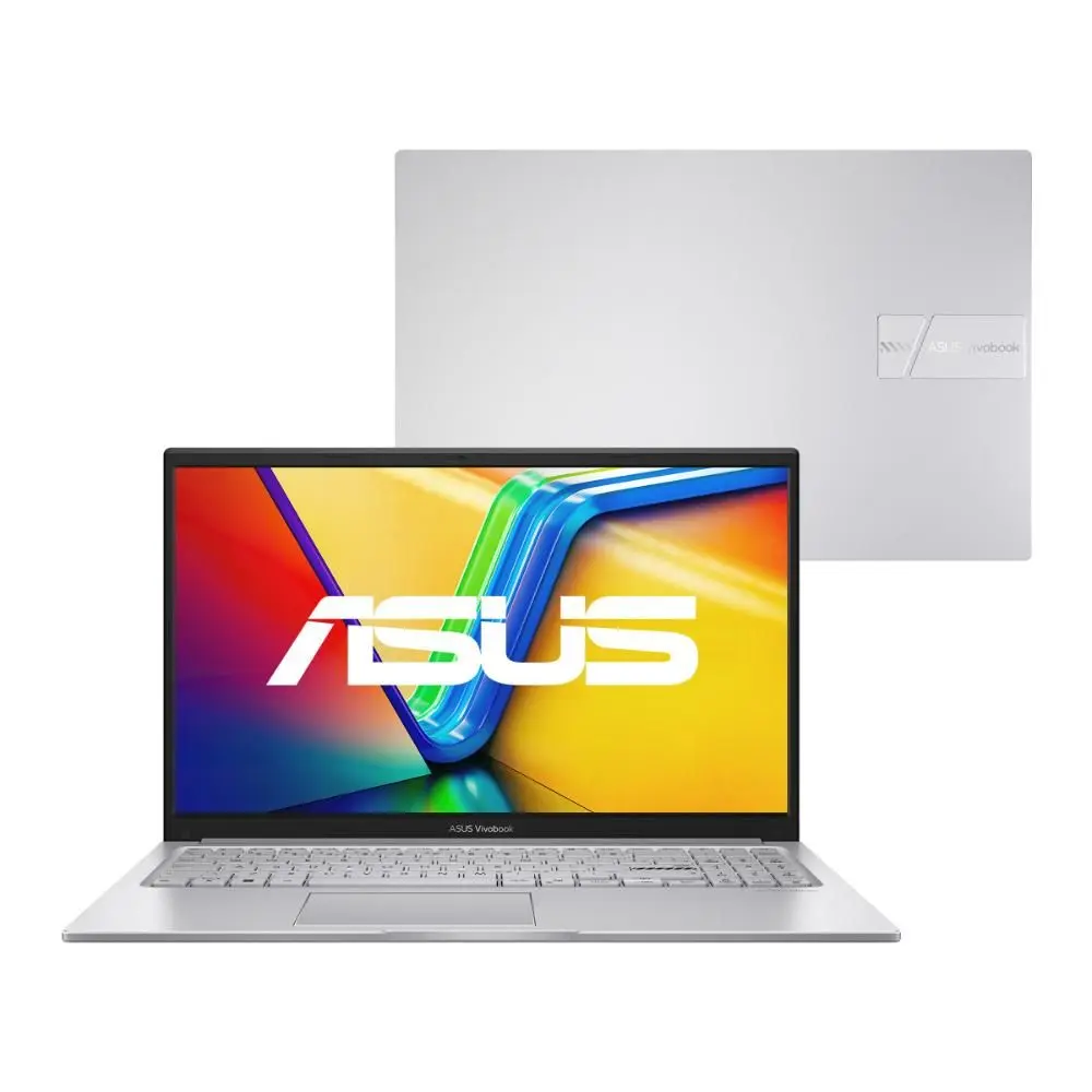 Notebook ASUS Vivobook 15 X1504VA Intel Core i5 1334U 4GB Ram 256Gb SSD Linux KeepOS Tela 15,6" LED FHD Silver - NJ1726 - Notebook - Magazine Promosam