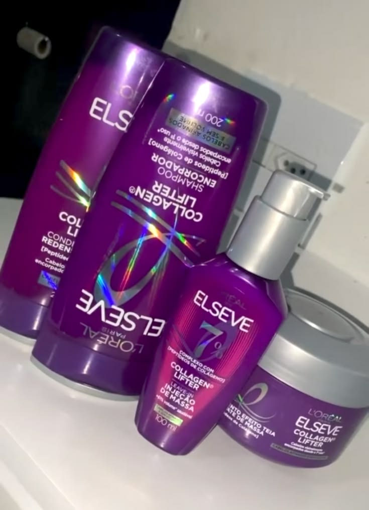 KIT ELSEVE COLÁGENO LIFTER SHAMPOO + COND + MÁSC + SÉRUM - 4 ITENS | Shopee Brasil