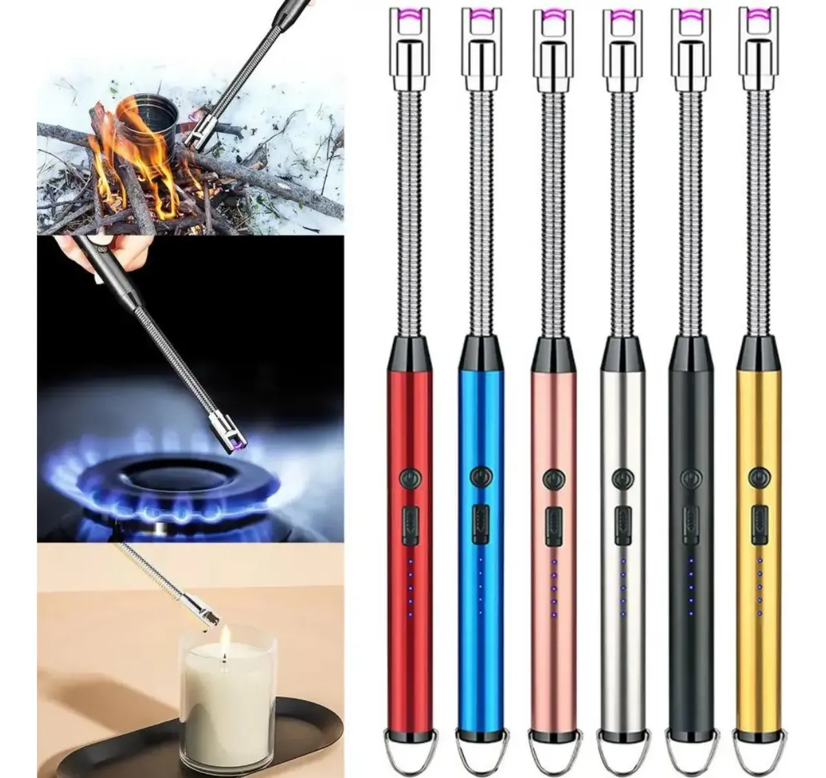 Acendedor De Fogão Velas Eletrônico Plasma Recarregável Usb